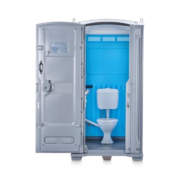 Sewer Connect Portable Toilet - LightBlue
